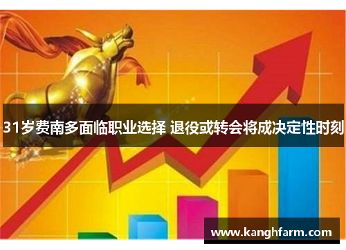 31岁费南多面临职业选择 退役或转会将成决定性时刻 31岁费南多面临职业选择 退役或转会将成决定性时刻